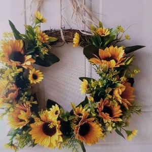 Sunflower wreath